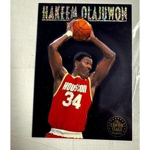1993-94 SkyBox Premium Center Stage Hakeem Olajuwon CS6